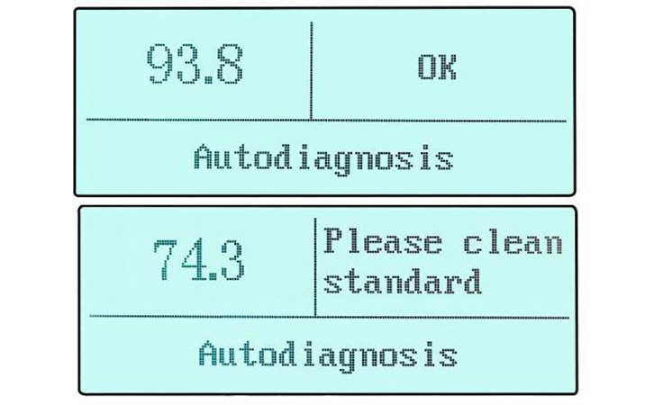 光澤度儀自校準(zhǔn)界面