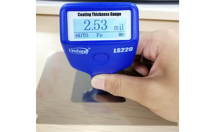 涂層測厚儀實(shí)測